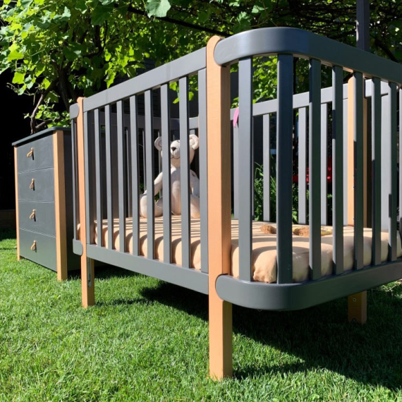 Дитяче ліжко Верес ЛД 5 Монако (темно-сірий)