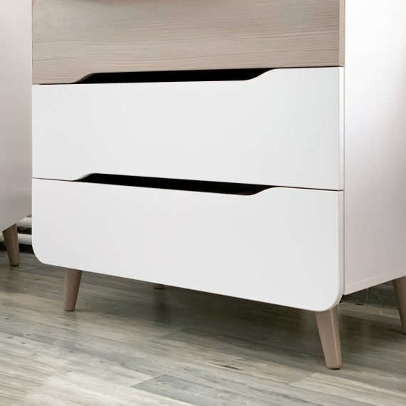 Комод Верес 900 Сідней (капучино-білий)