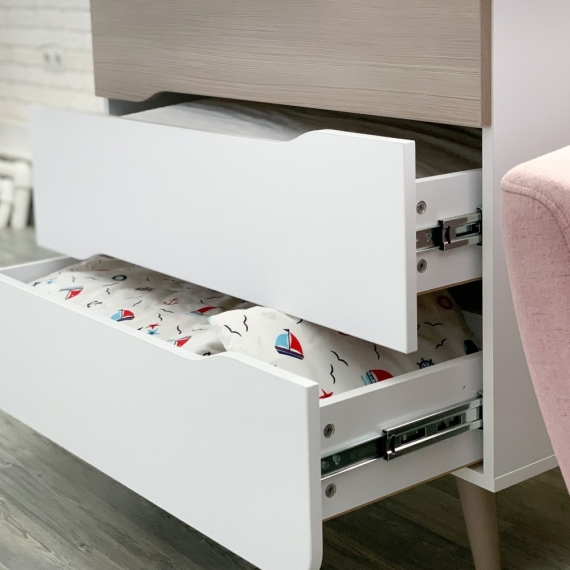 Комод Верес 900 Сідней (капучино-білий)