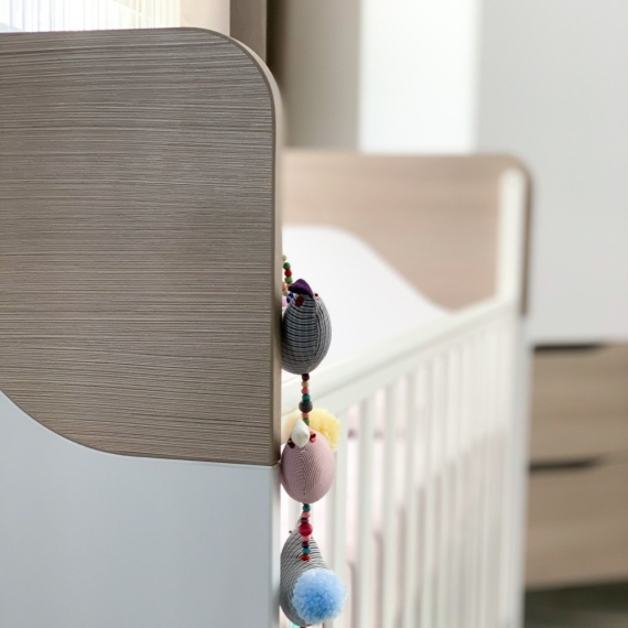 Дитяче ліжко Верес ЛД 4 Сідней (капучино-білий)