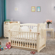 Дитяче ліжечко Верес Соня ЛД-15 італійська система опускання (слонова кістка)