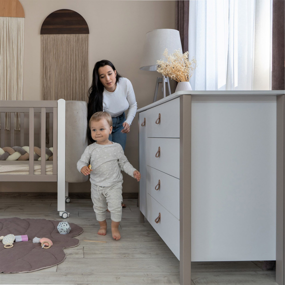 Комод Veres Монако 1200 (капучино-білий)