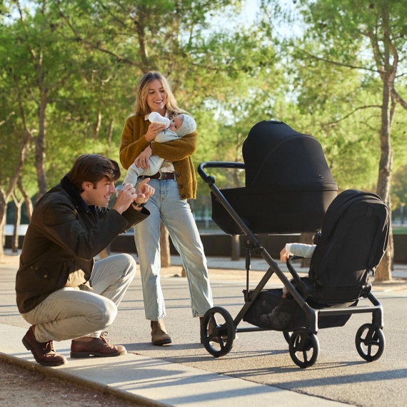 Універсальна коляска 2 в 1 для двійні Anex Modu (Greeny)