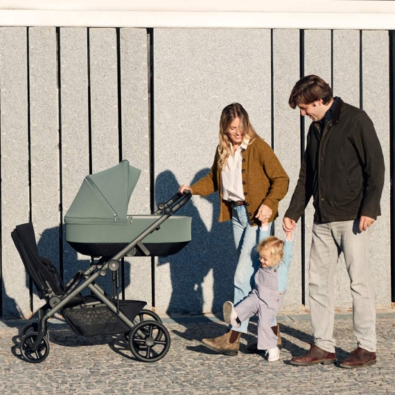 Універсальна коляска 2 в 1 для двійні Anex Modu (Greeny)