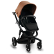 Универсальная коляска 2 в 1 IBEBE I-STOP (Dark Beige Eco)