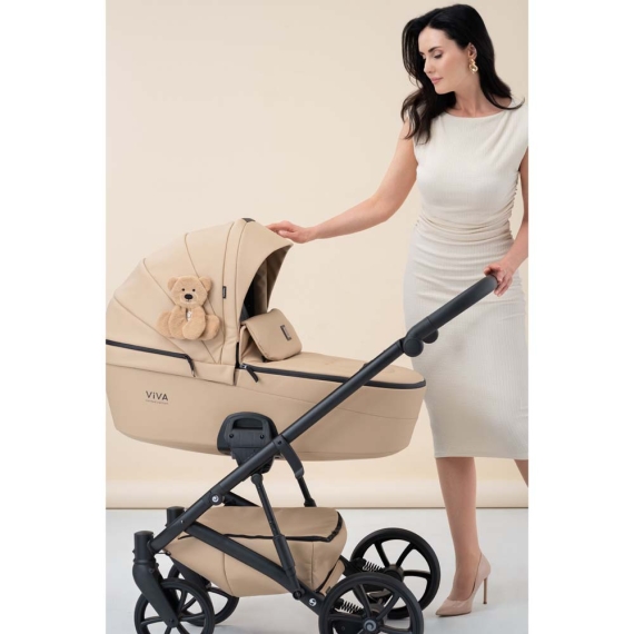 Універсальна коляска 2 в 1 TUTIS VIVA 6 plus (Teddy Creamy)