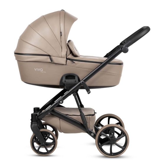 Універсальна коляска 2 в 1 TUTIS VIVA 6 plus (Leather Cappuccion)
