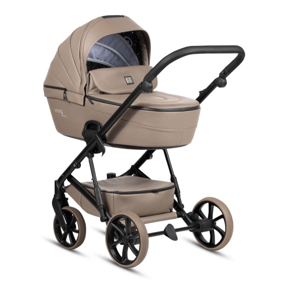 Універсальна коляска 2 в 1 TUTIS VIVA 6 plus (Leather Cappuccion)
