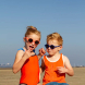 Солнцезащитные очки Ki ET LA Rozz, 4-6 лет (Fluo Orange)
