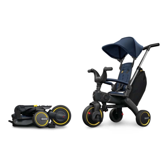Складний 3-колісний велосипед Doona Liki Trike S3 (Deep Blue)
