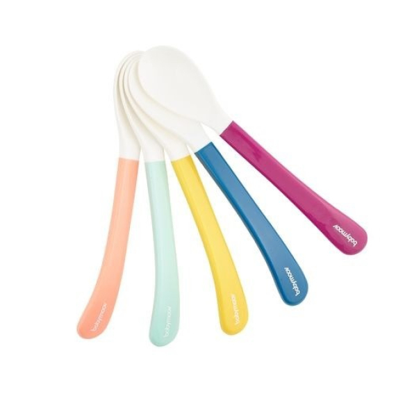 Набір з 5 дитячих ложок Multicolor 2-й рік