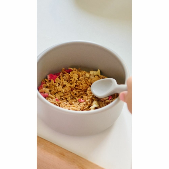 Глубокая тарелка силиконовая MinikOiOi Basics-Bowl (Pinky Pink)