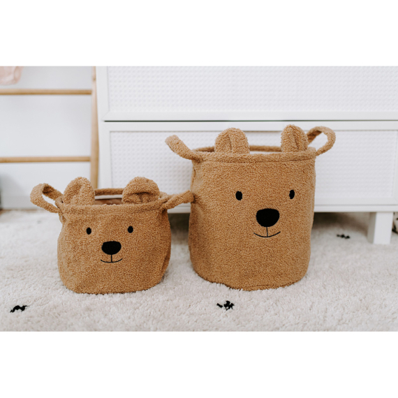Набір кошиків для іграшок Childhome Teddy (коричневий)