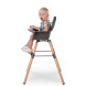 Стілець для годування Childhome Evolu 2 з бампером (natural/anthracite)