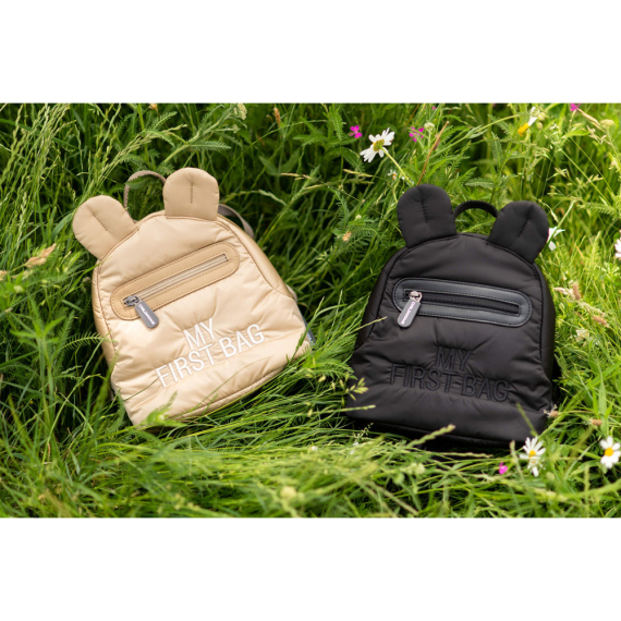 Рюкзак дитячий Childhome My first bag (puffered black)