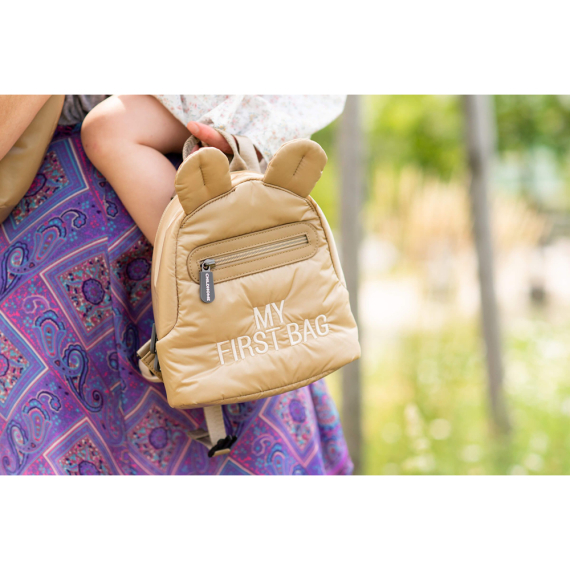 Рюкзак дитячий Childhome My first bag (puffered beige)