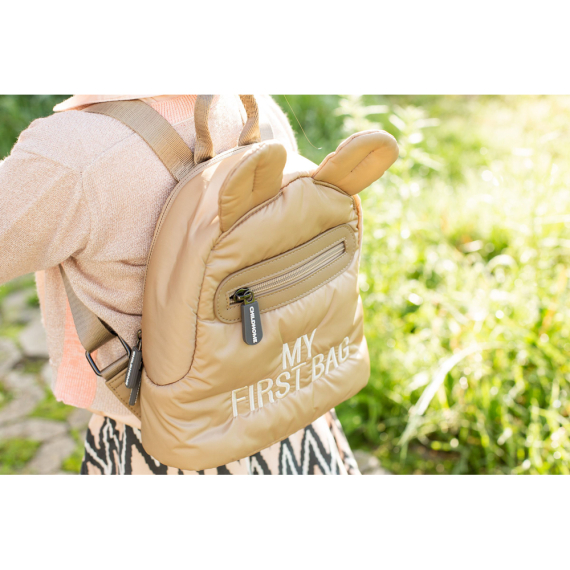 Рюкзак дитячий Childhome My first bag (puffered beige)