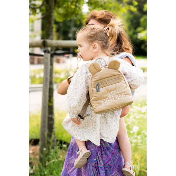 Рюкзак дитячий Childhome My first bag (puffered beige)