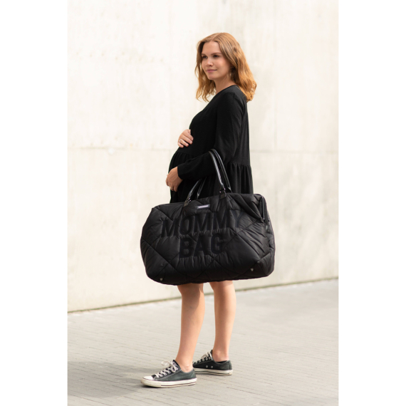 Сумка Childhome Mommy bag puffered (black)