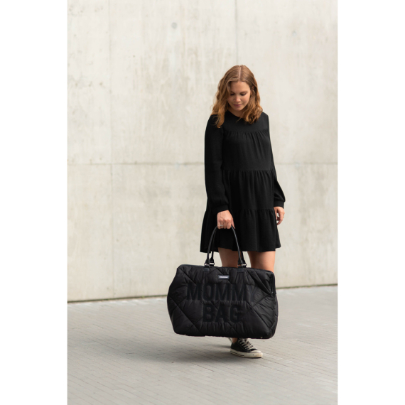 Сумка Childhome Mommy bag puffered (black)
