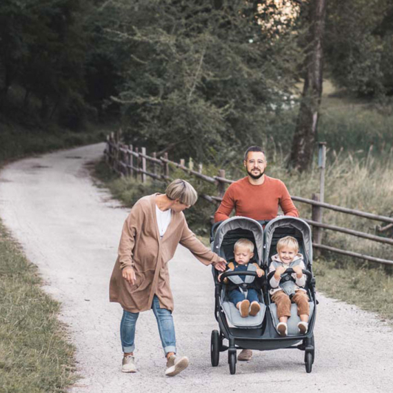 Прогулянкова коляска для двійні Mast M.Twin X 2025 (Lion)