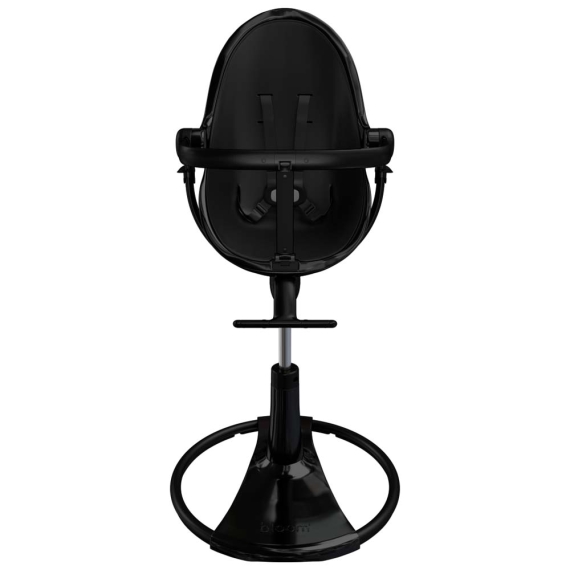 Стільчик для годування Bloom Fresco з вкладишем з екошкіри (Noir / Midnight Black)
