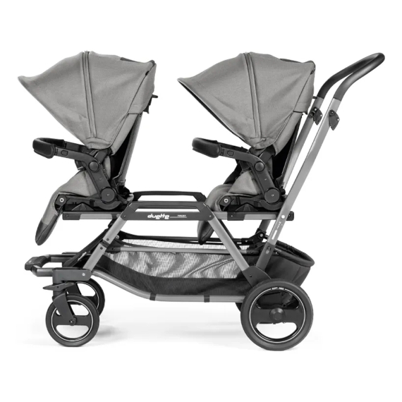 Прогулянкова коляска для двійні Peg-Perego Duette (Grey)