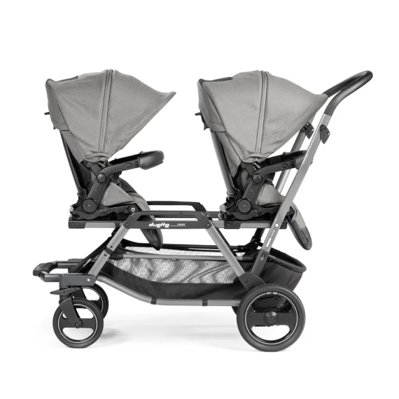 Прогулянкова коляска для двійні Peg-Perego Duette (Grey)