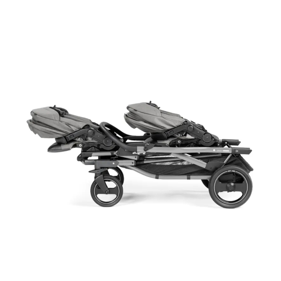 Прогулянкова коляска для двійні Peg-Perego Duette (Grey)