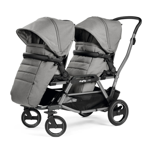 Прогулянкова коляска для двійні Peg-Perego Duette (Grey)