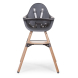 Стілець для годування Childhome Evolu 2 з бампером (natural/anthracite)
