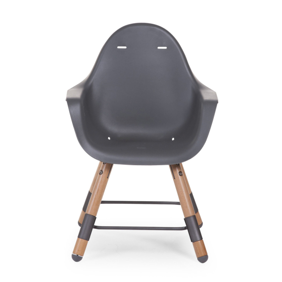 Стілець для годування Childhome Evolu 2 з бампером (natural/anthracite)