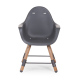 Стілець для годування Childhome Evolu 2 з бампером (natural/anthracite)