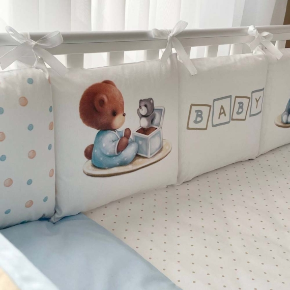 Комплект постільної білизни Маленька Соня Арт Дизайн, 6 елементів (Baby Teddy)