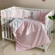 Комплект постільної білизни Маленька Соня Kids Toys Ведмедик, 6 ел (рожевий)