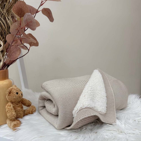 Плед Маленька Соня Teddy Рогожка new (пісочний)