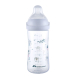 Пляшечка для годування Bebe Confort EMOTION PHYSIO Urban Garden, 2 шт, 270 мл, з диспенсером (біла)
