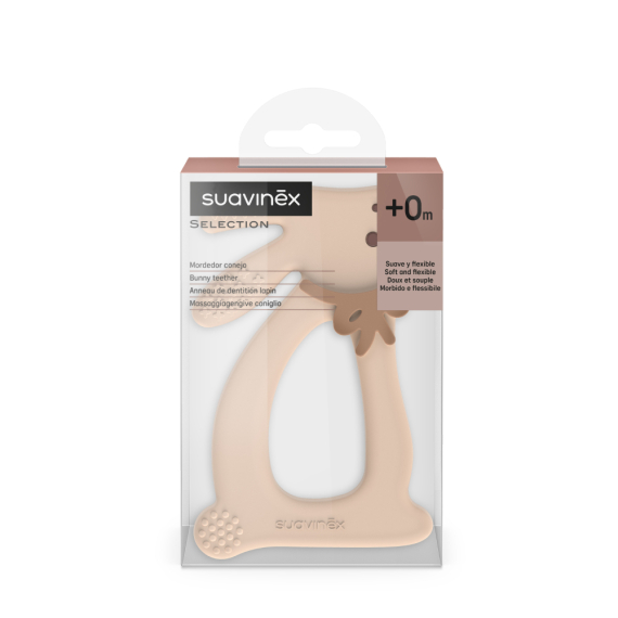 Прорізувач кролик Suavinex Wonderland (бежевий)