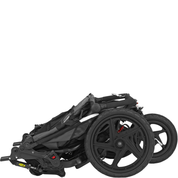 Прогулочная коляска для двойни BOB Revolution Pro Duallie (Black)