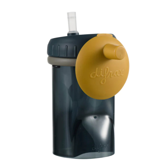 Чашка непроливайка із силіконовою соломинкою Difrax Non-Spill, 250 мл (колір в асортименті)