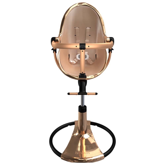 Стільчик для годування Bloom Fresco з вкладишем з екошкіри (Rose Gold / Rose gold)