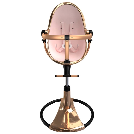Стільчик для годування Bloom Fresco з вкладишем з екошкіри (Rose Gold / Rosewater)