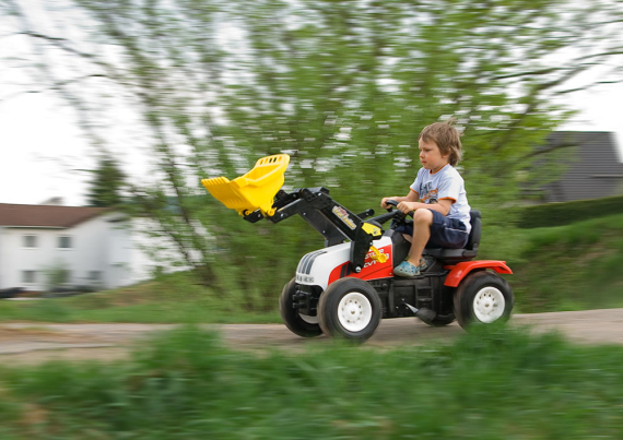 Трактор с ковшом Rolly Toys rollyX-Trac Premium (красно-желтый)