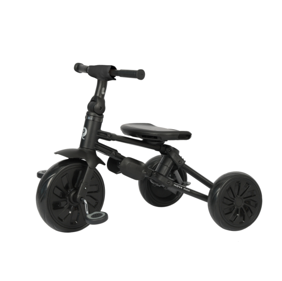 Велосипед складаний триколісний дитячий Qplay Nova Max (Black)