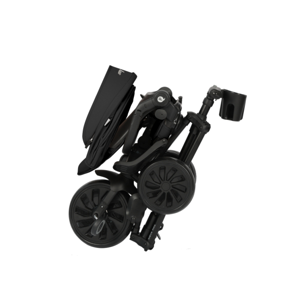Велосипед складаний триколісний дитячий Qplay Nova Max (Black)