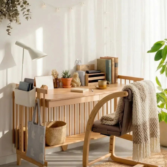 Крісло-гойдалка дитяче 4 в 1 Färska ScrollChair One (Cocoa Brown)