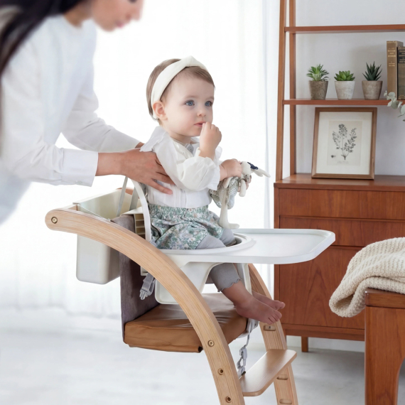 Крісло-гойдалка дитяче 4 в 1 Färska ScrollChair One (Cocoa Brown)