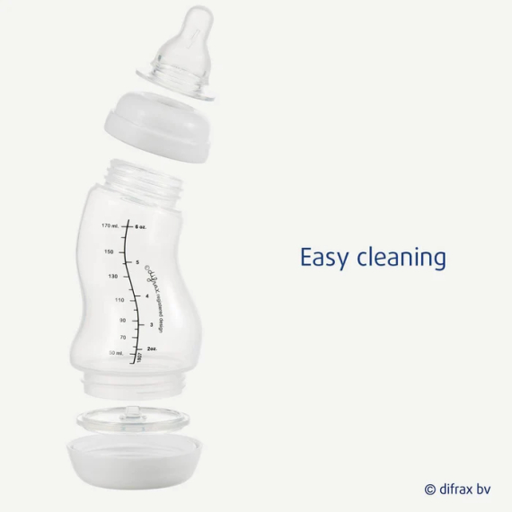 Антиколиковая бутылочка для кормления Difrax S-bottle Natural с силиконовой соской, 250 мл (Blossom)