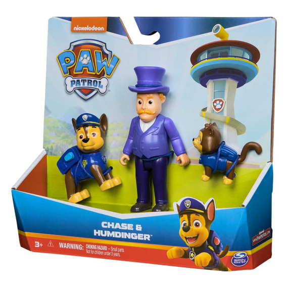 Набір фігурок Paw Patrol Гончик, мер Гамдінґера та кіт