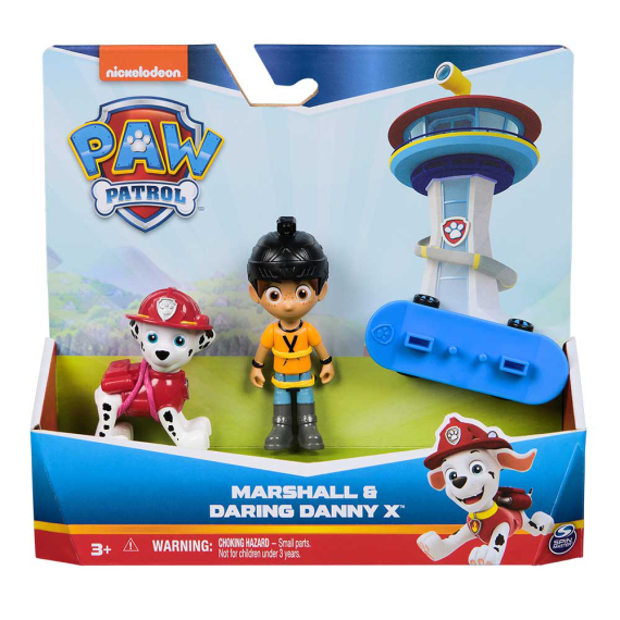 Набір фігурок Paw Patrol Маршал і Сміливий Денні на скейті